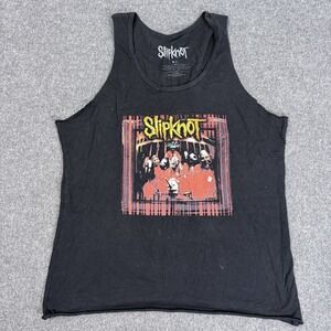 Slipknot Band Tank Top XL Black Graphic Metal Band Shirt Licensed 2018